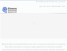 Tablet Screenshot of element-enviro.com